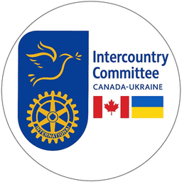 Rotary Intercountry Committee Canada-Ukraine emblem