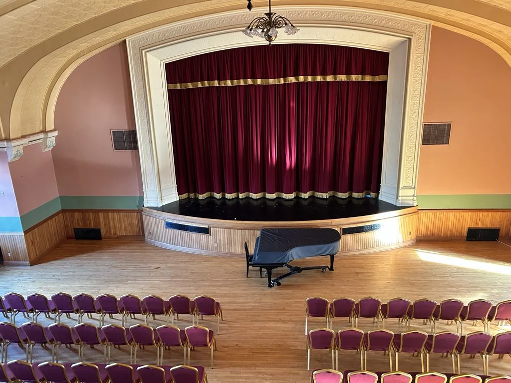 The Town Hall Auditorium seen from the balcony