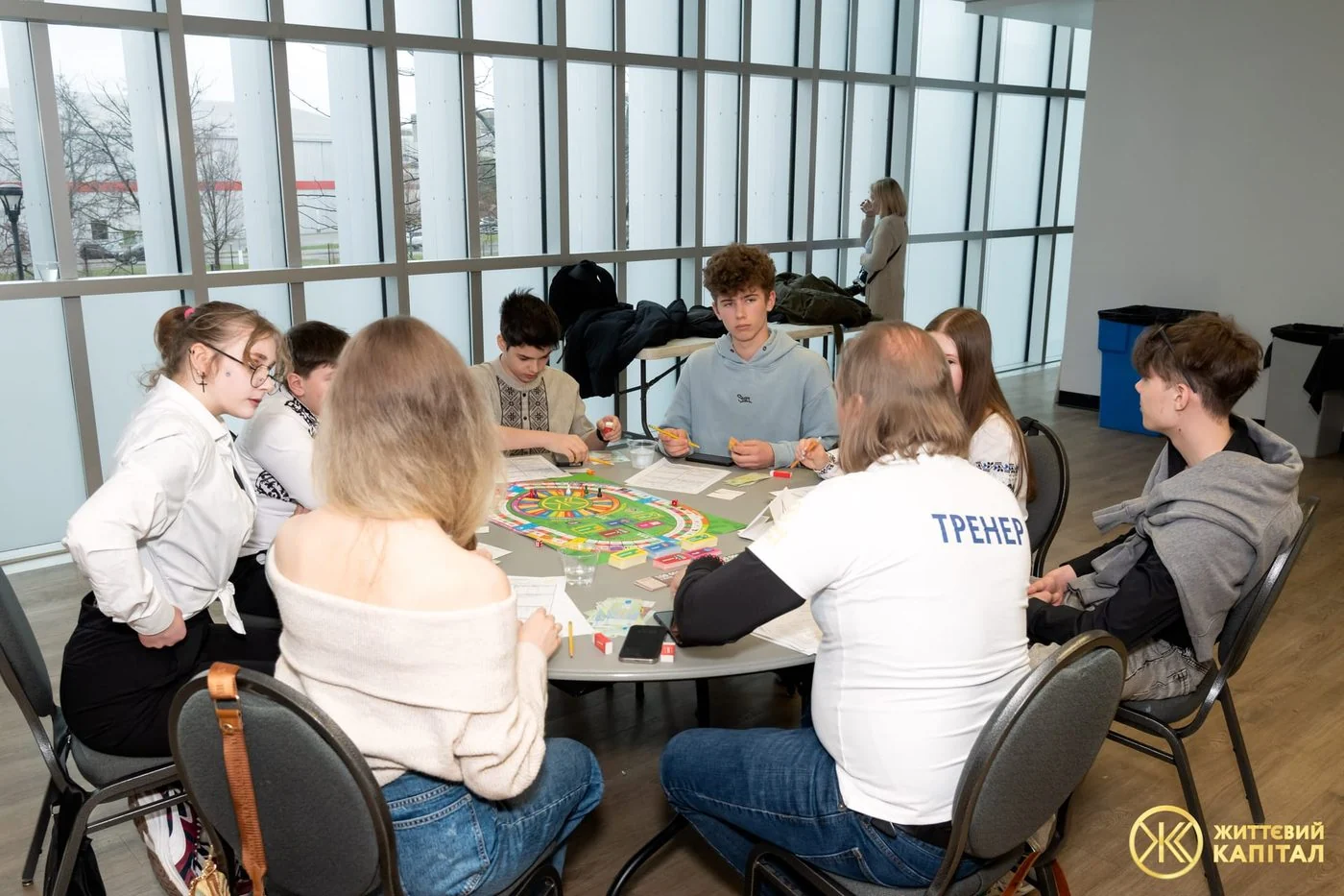 Teenagers competing in the 1st National Life Capital Tournament of Canada at Carleton University, Ottawa