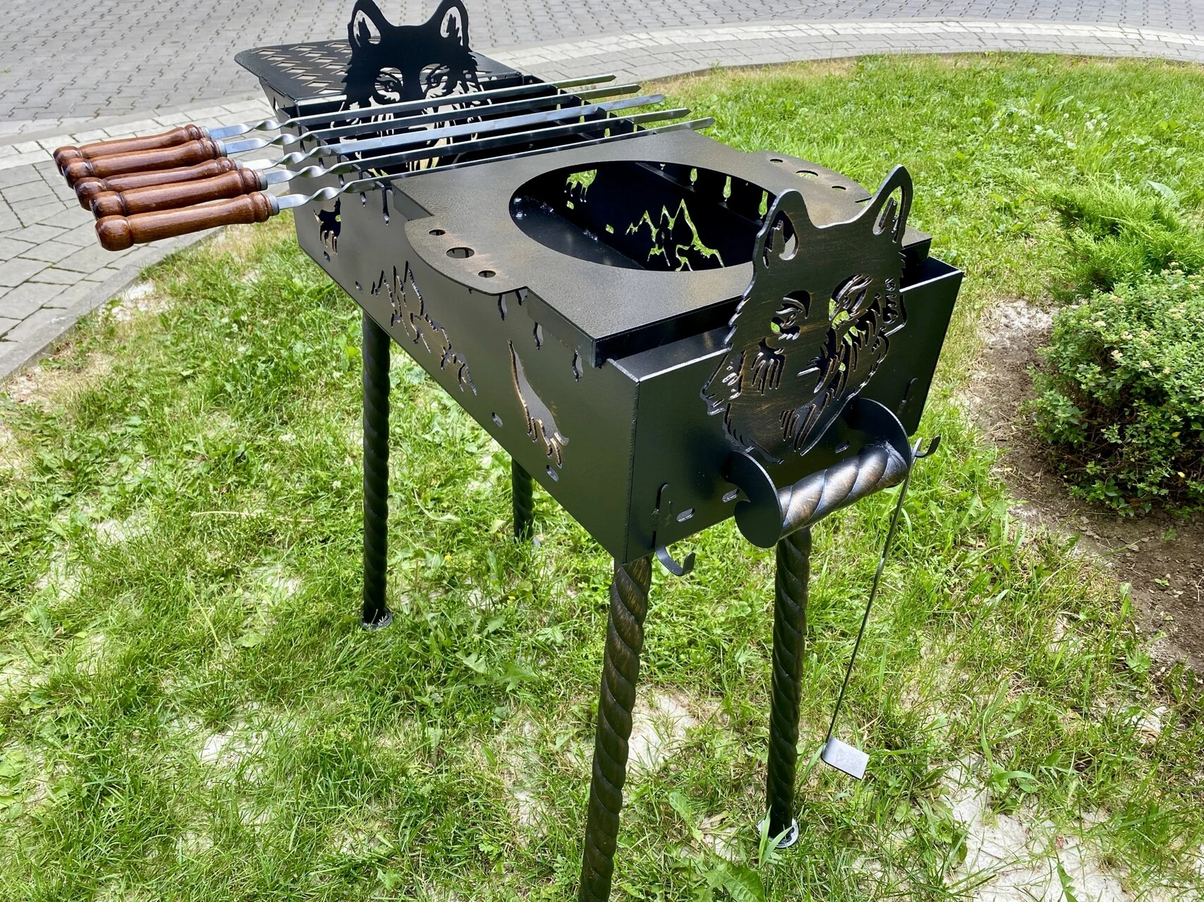Мангал «Вовк» steel grill